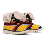 Tribal Serape Blanket Pattern Print Winter Boots
