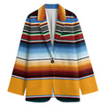 Tribal Serape Blanket Pattern Print Women's Blazer