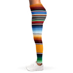 Tribal Serape Blanket Pattern Print Women's Leggings