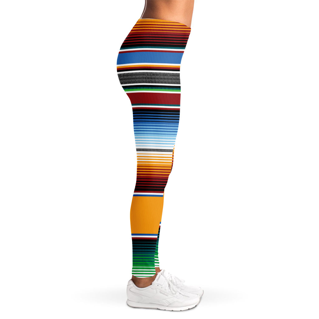 Tribal Serape Blanket Pattern Print Women's Leggings