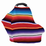Tribal Serape Blanket Stripe Print Baby Seat Cover