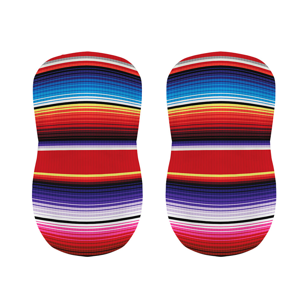 Tribal Serape Blanket Stripe Print Bar Stool Covers