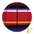 Tribal Serape Blanket Stripe Print Basketball
