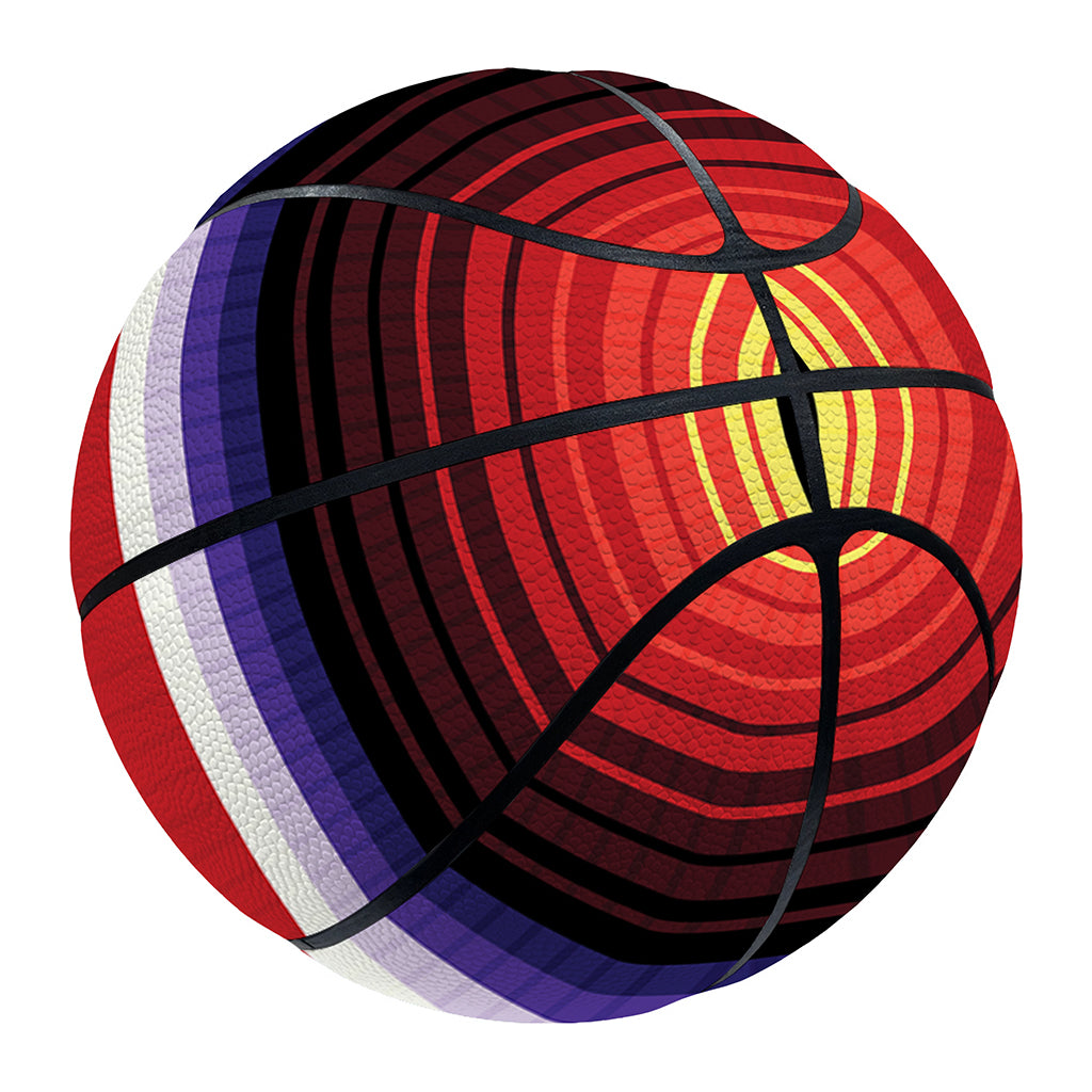 Tribal Serape Blanket Stripe Print Basketball