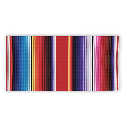 Tribal Serape Blanket Stripe Print Beach Towel