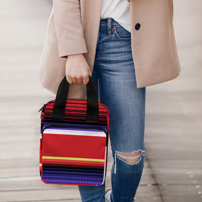 Tribal Serape Blanket Stripe Print Bible Tote Bag