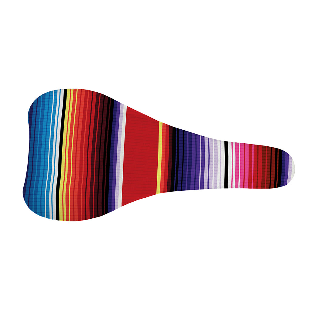Tribal Serape Blanket Stripe Print Bicycle Seat Cover