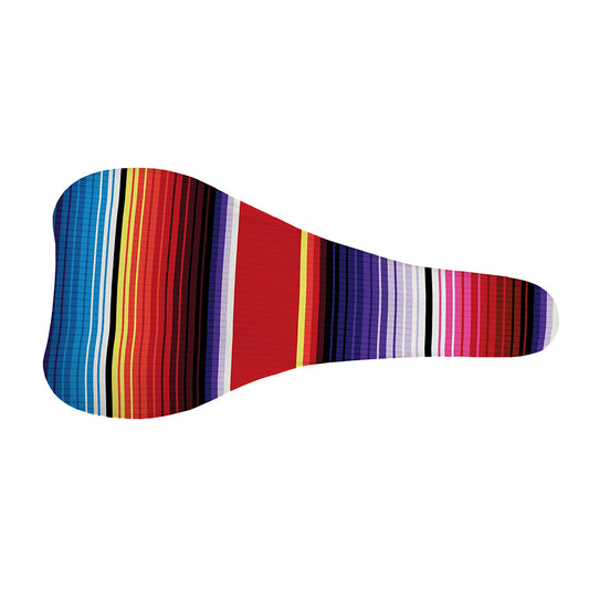 Tribal Serape Blanket Stripe Print Bicycle Seat Cover
