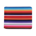 Tribal Serape Blanket Stripe Print Bifold Wallet