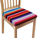 Tribal Serape Blanket Stripe Print Chair Cushion Cover