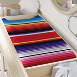 Tribal Serape Blanket Stripe Print Changing Pad Cover