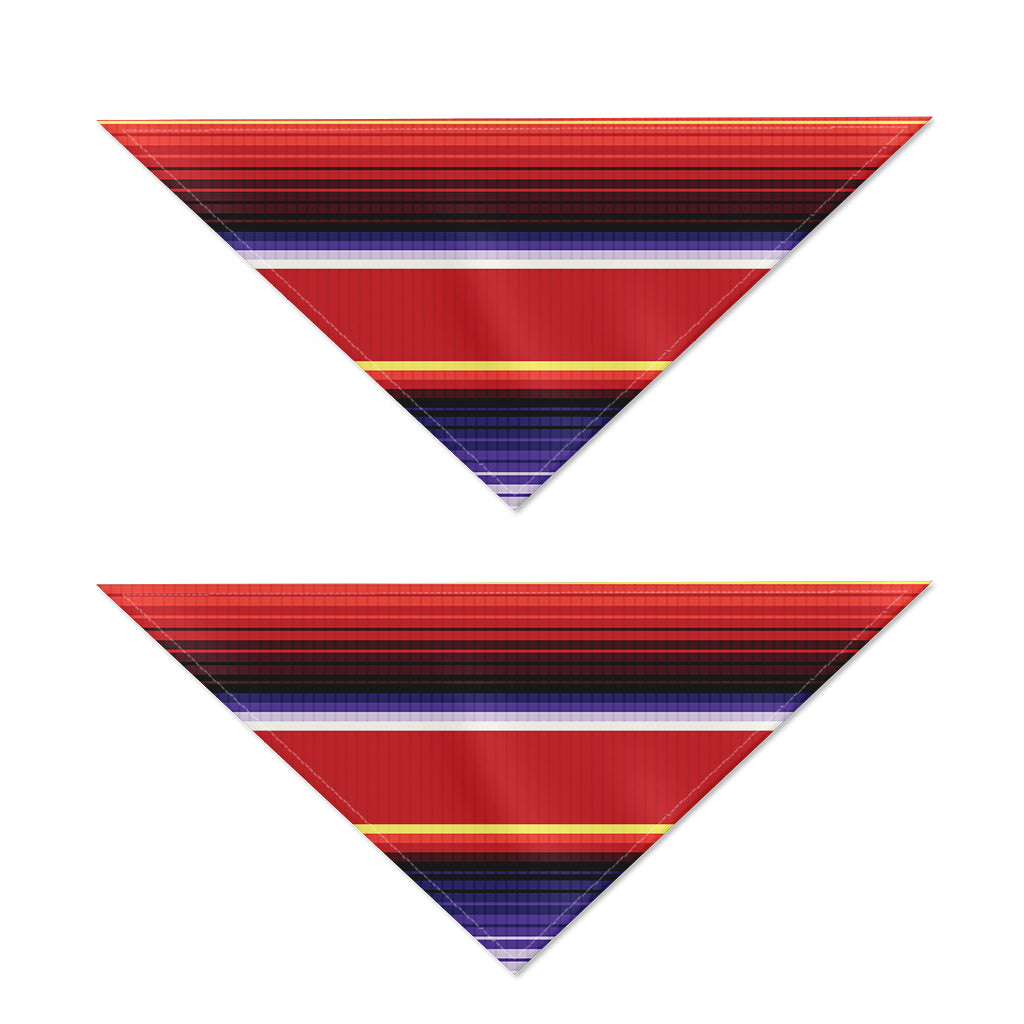 Tribal Serape Blanket Stripe Print Dog Bandana