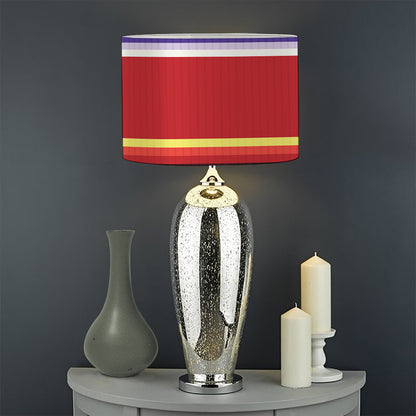 Tribal Serape Blanket Stripe Print Drum Lamp Shade
