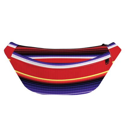 Tribal Serape Blanket Stripe Print Fanny Pack
