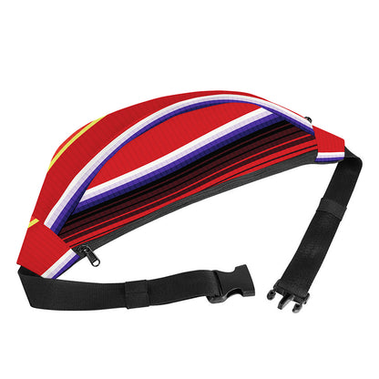 Tribal Serape Blanket Stripe Print Fanny Pack