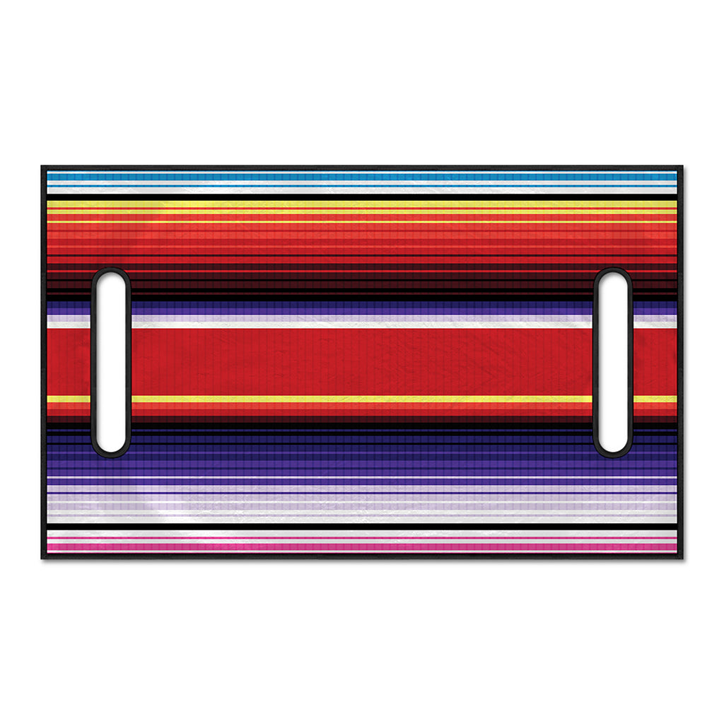 Tribal Serape Blanket Stripe Print Golf Cart Seat Cover