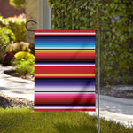 Tribal Serape Blanket Stripe Print House Flag