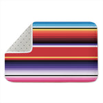 Tribal Serape Blanket Stripe Print Indoor Door Mat