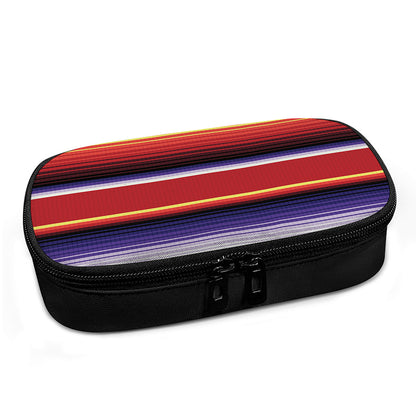 Tribal Serape Blanket Stripe Print Insulin Cooler Travel Case