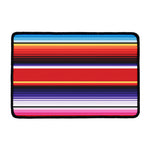 Tribal Serape Blanket Stripe Print Kitchen Mat
