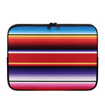 Tribal Serape Blanket Stripe Print Laptop Sleeve