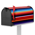 Tribal Serape Blanket Stripe Print Mailbox Cover