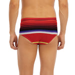 Tribal Serape Blanket Stripe Print Men's Briefs