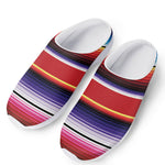 Tribal Serape Blanket Stripe Print Mesh Casual Shoes
