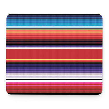 Tribal Serape Blanket Stripe Print Mouse Pad