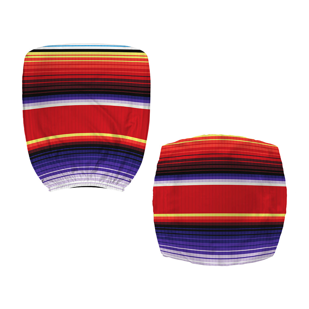 Tribal Serape Blanket Stripe Print Office Chair Cover