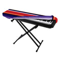 Tribal Serape Blanket Stripe Print Piano Keyboard Cover