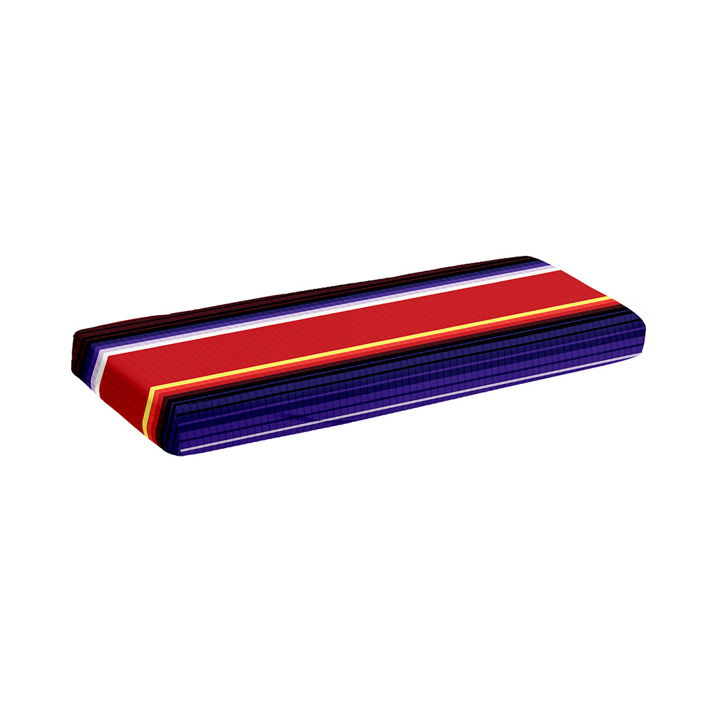 Tribal Serape Blanket Stripe Print Piano Keyboard Cover