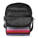 Tribal Serape Blanket Stripe Print Rectangular Crossbody Bag