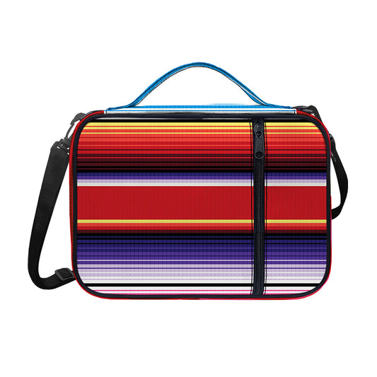 Tribal Serape Blanket Stripe Print Shoulder Strap Bible Bag