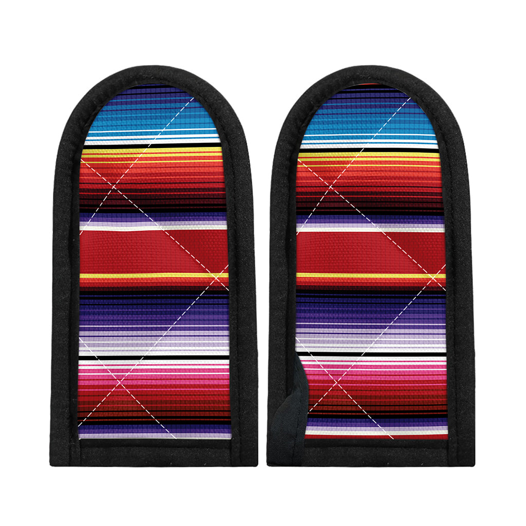 Tribal Serape Blanket Stripe Print Skillet Handle Cover