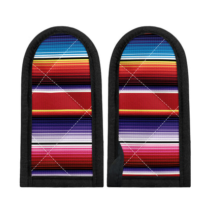 Tribal Serape Blanket Stripe Print Skillet Handle Cover