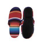 Tribal Serape Blanket Stripe Print Slippers