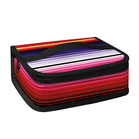Tribal Serape Blanket Stripe Print Small Lunch Bag