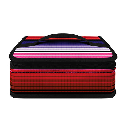 Tribal Serape Blanket Stripe Print Small Lunch Bag