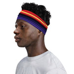 Tribal Serape Blanket Stripe Print Sports Headband