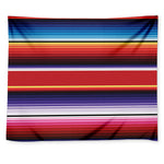 Tribal Serape Blanket Stripe Print Tapestry