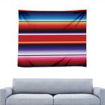 Tribal Serape Blanket Stripe Print Tapestry