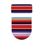 Tribal Serape Blanket Stripe Print Toilet Lid And Tank Cover Set