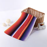 Tribal Serape Blanket Stripe Print Towel