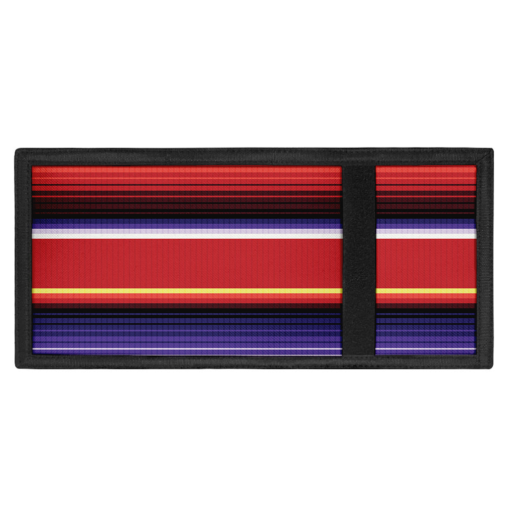 Tribal Serape Blanket Stripe Print Trifold Wallet