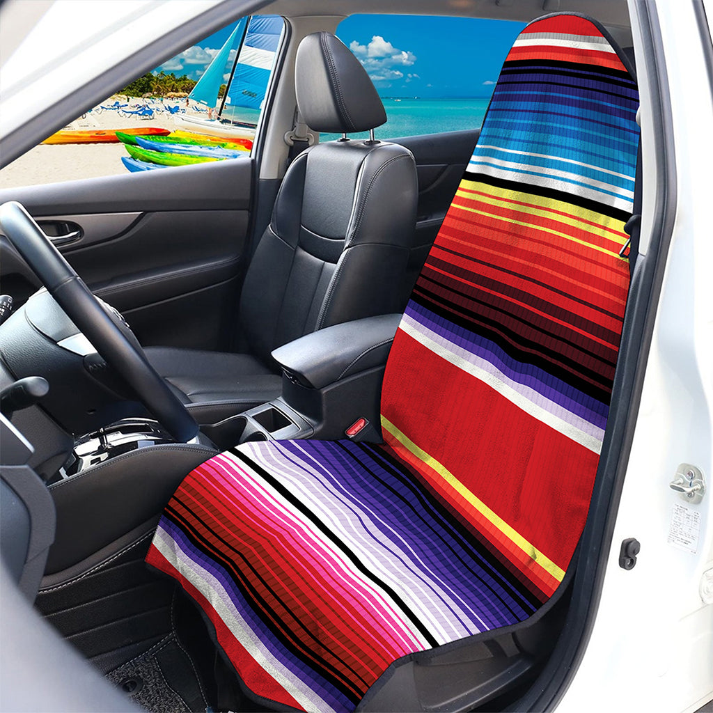 Tribal Serape Blanket Stripe Print Waterproof Car Seat Cover