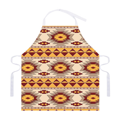 Tribal Southwestern Navajo Pattern Print Adjustable Apron