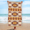 Tribal Southwestern Navajo Pattern Print Beach Towel