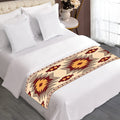 Tribal Southwestern Navajo Pattern Print Bed Runner