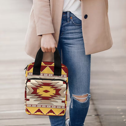 Tribal Southwestern Navajo Pattern Print Bible Tote Bag